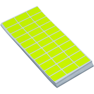 Etichete autoadezive 50x22 mm galbene 3300 buc 100 coli Adison